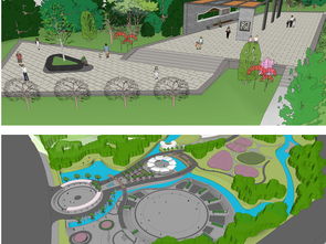 公園廣場綠化景觀設(shè)計(jì)素材 植物景觀模型大全 18537148