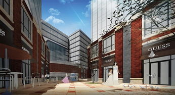 精品海派英倫商業建筑及沿街商業景觀設計SU模型高清效果圖解析